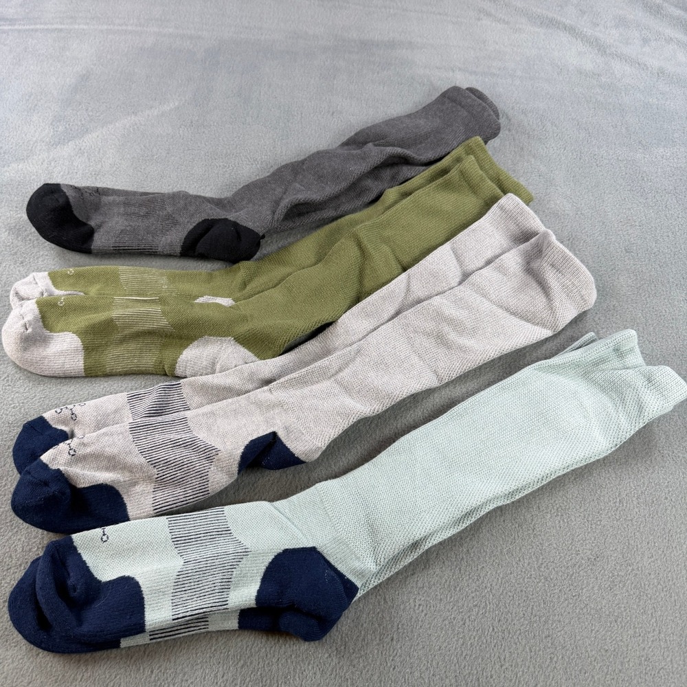 Tommie Copper 4 Pack Infrared Compression Wide Over the Calf Socks Mens 9-11.5